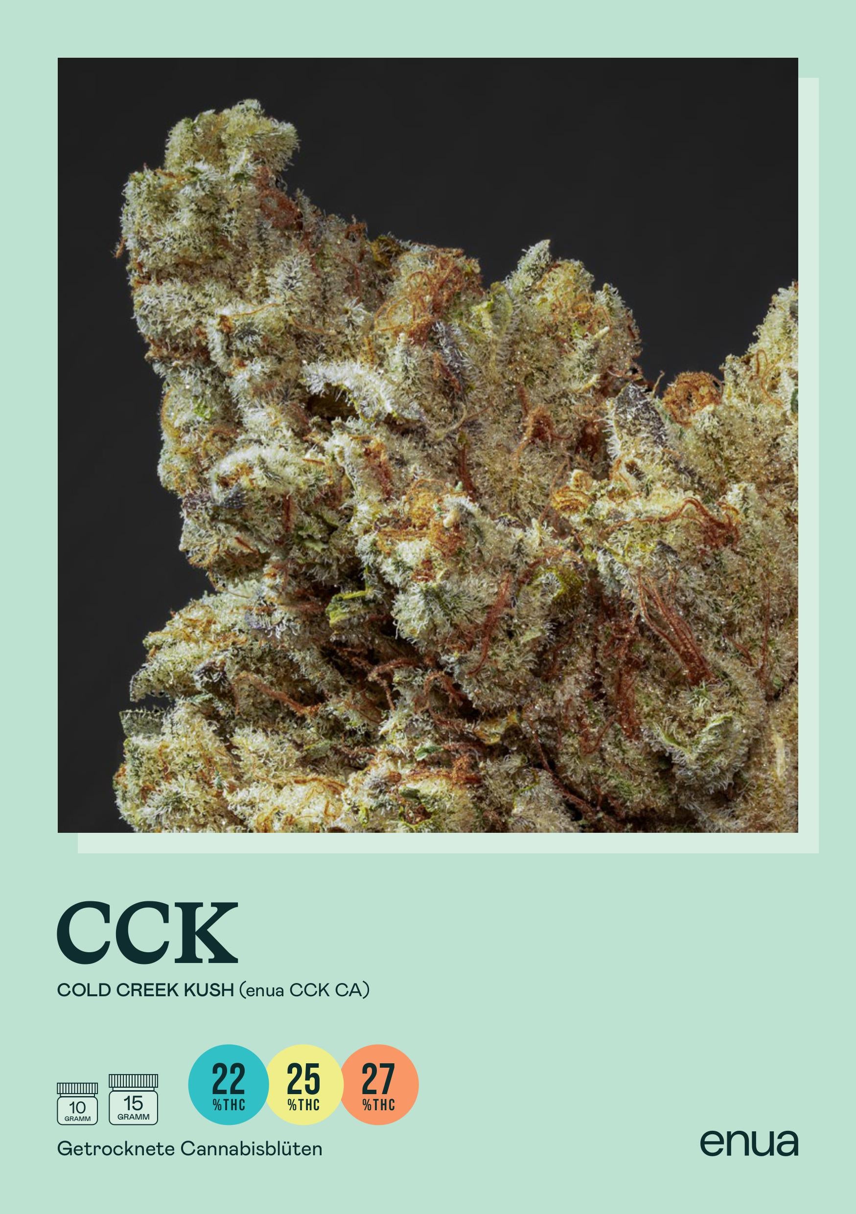 enua 25/1 CCK CA Cold Creek Kush