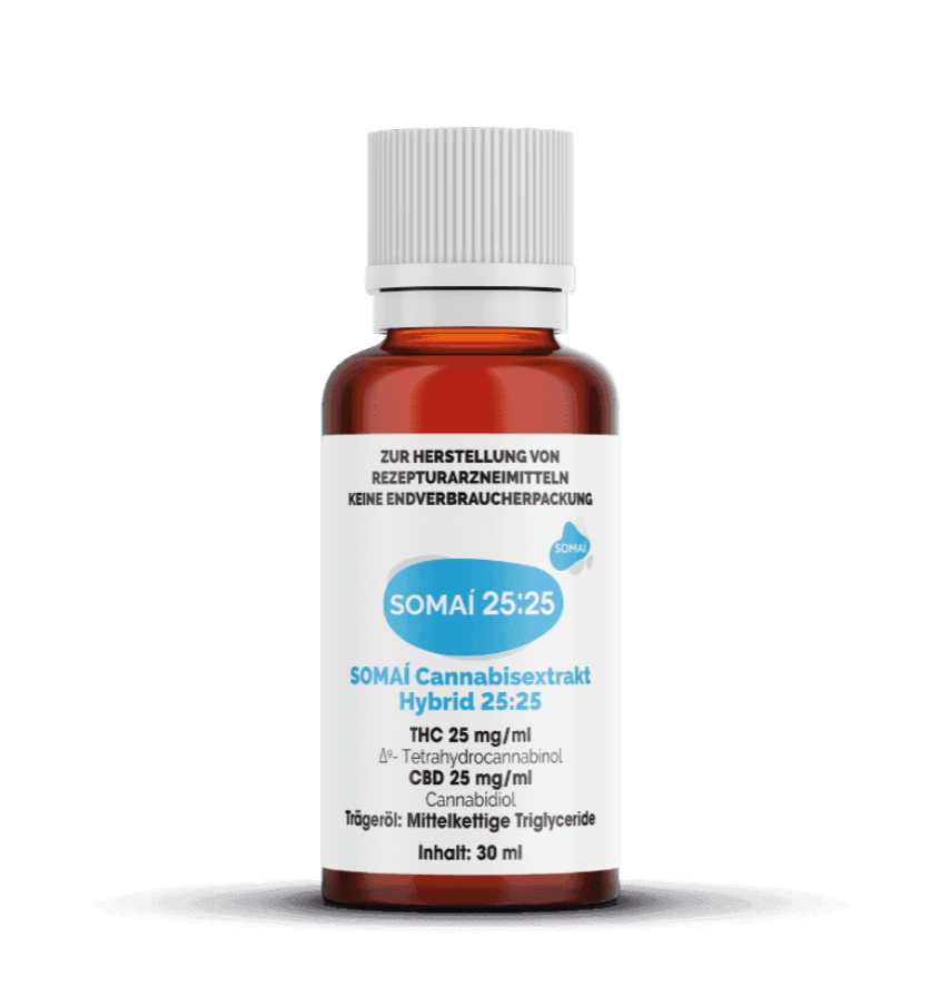 Somai Cannabisextrakt Hybrid 25:25