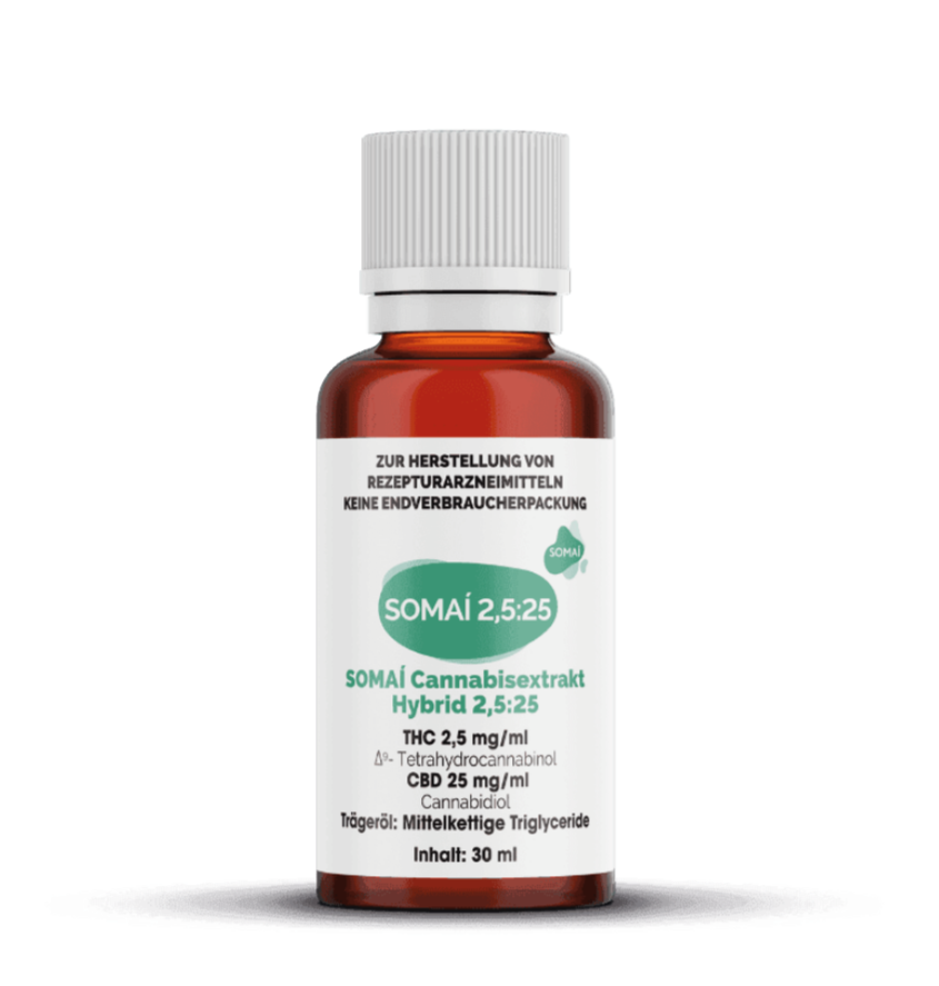 Somai Cannabisextrakt Hybrid 2,5:25