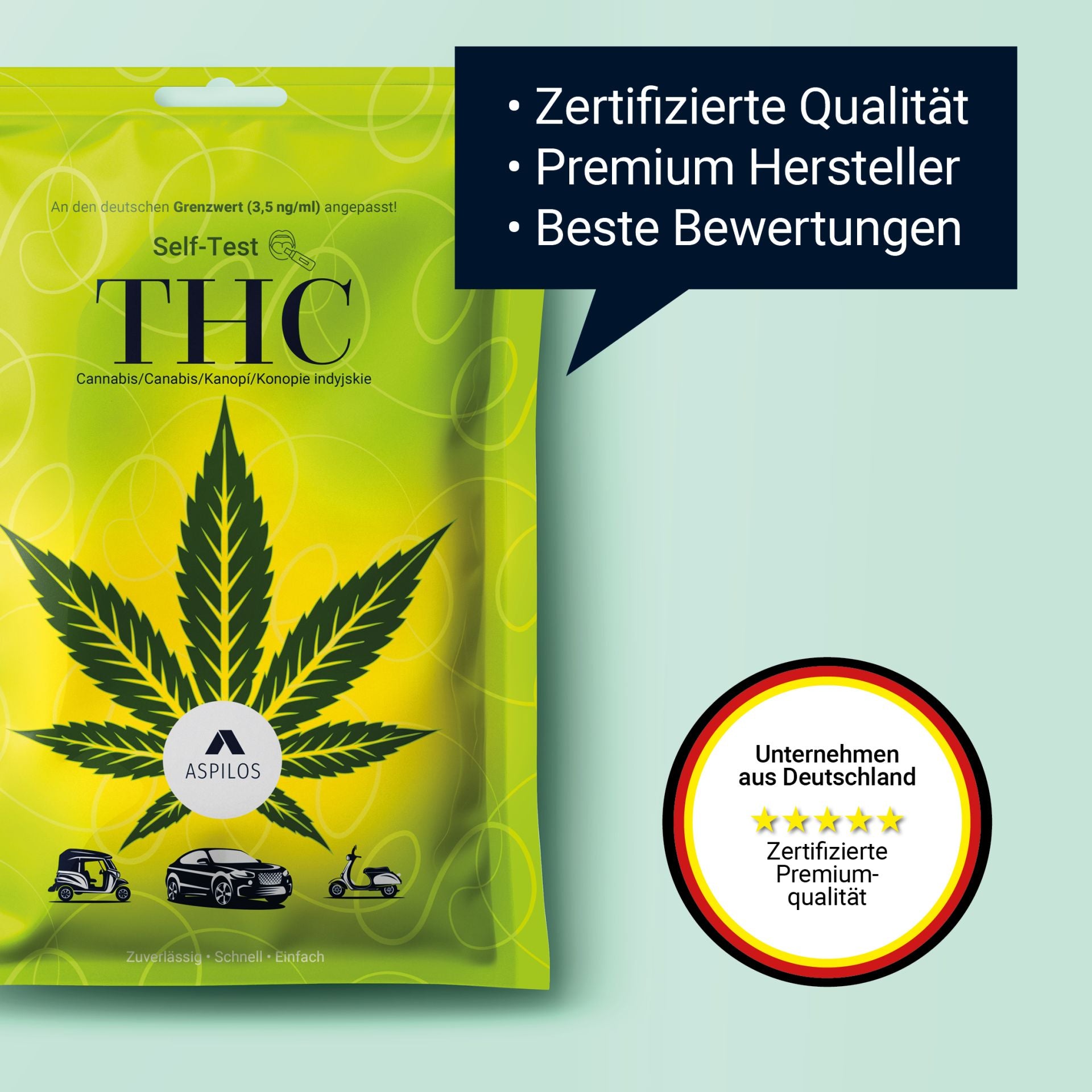 Aspilos THC Test – Speicheltest für zuhause