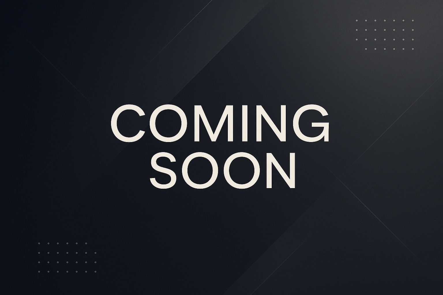 coming soon